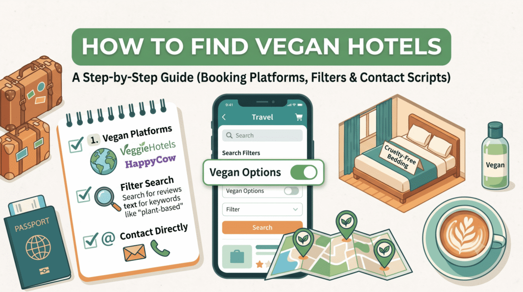 how to find vegan hotels