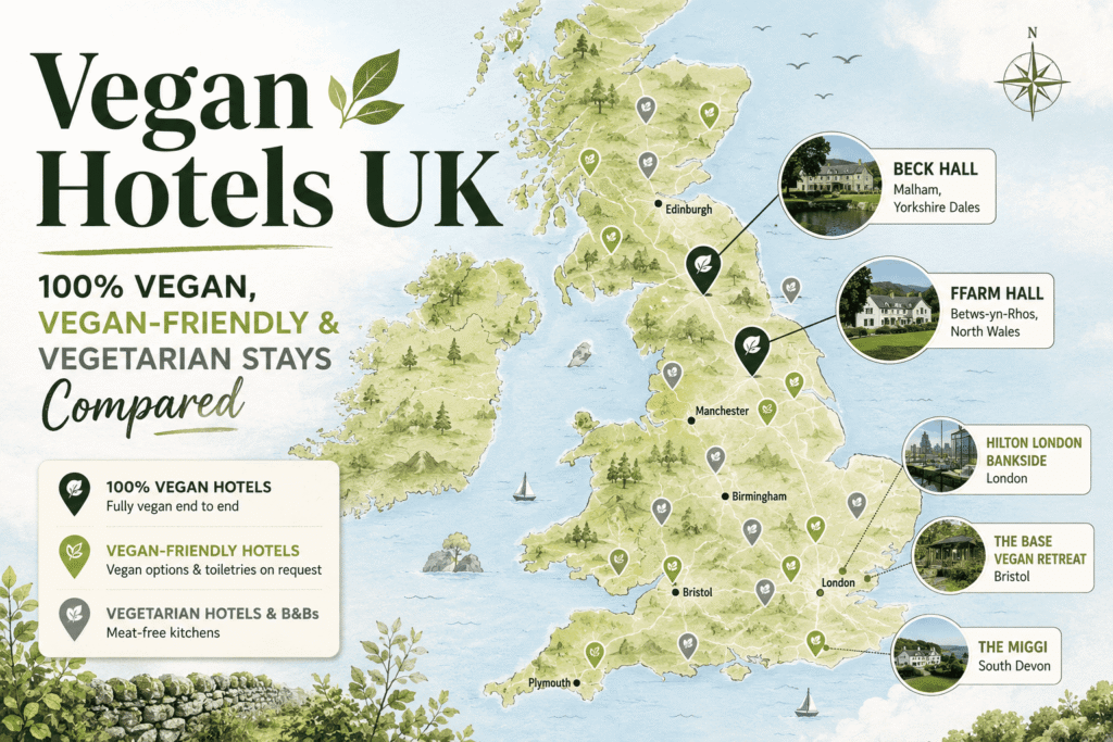 vegan hotels uk