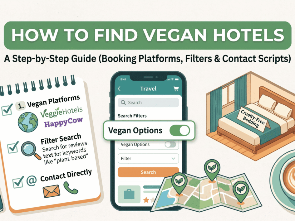 how to find vegan hotels